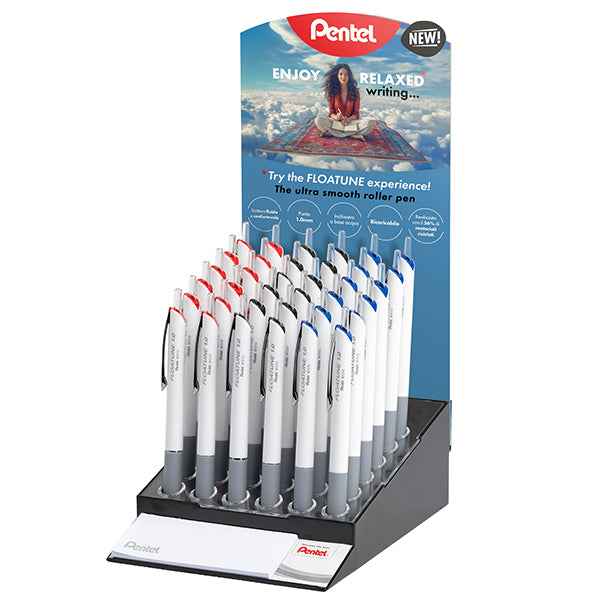 Roller Floatune - punta 1,0 mm - colori assortiti - Pentel - expo 36 pezzi