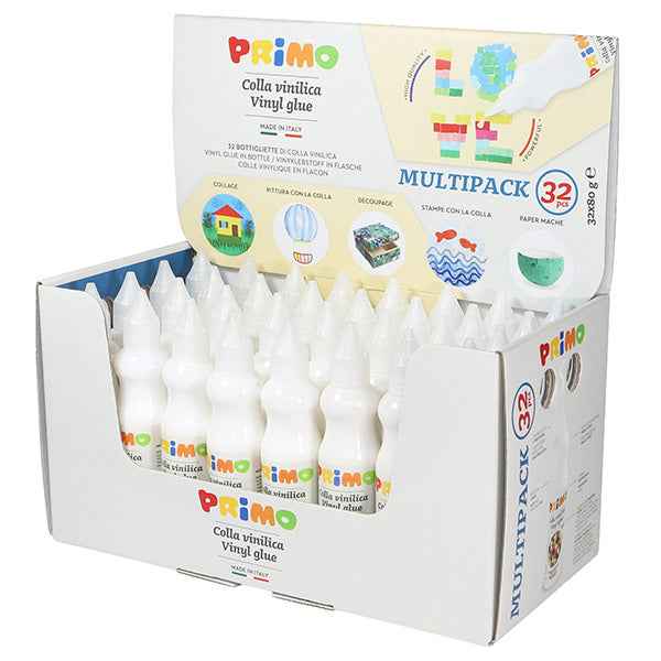 Colla vinilica - 80 g - Primo - box 32 pezzi