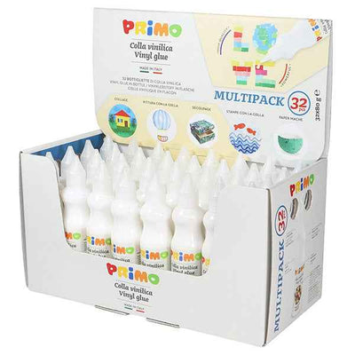 Colla vinilica - 80 g - Primo - box 32 pezzi
