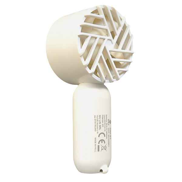 Mini ventilatore ricaricaricabile - 3 velocità - 2 W - 5,2 x 4,2 x 12,5 cm - colori assortiti - Mulin
