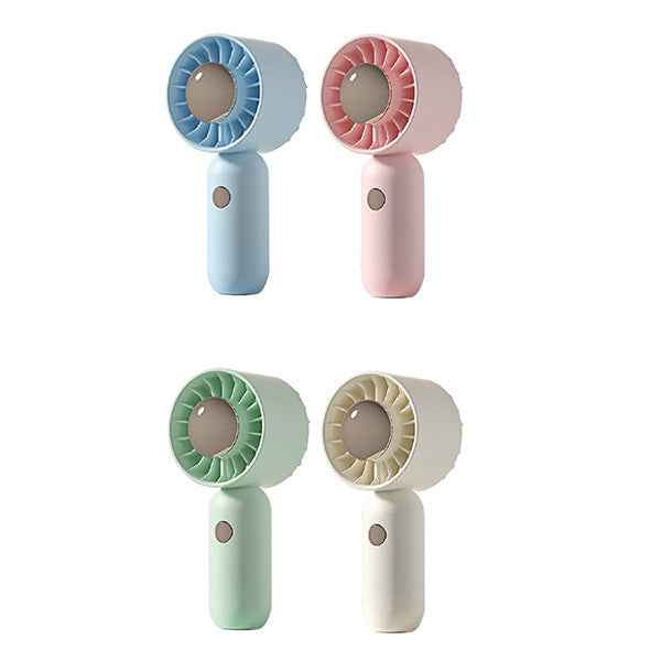 Mini ventilatore ricaricaricabile - 3 velocità - 2 W - 5,2 x 4,2 x 12,5 cm - colori assortiti - Mulin