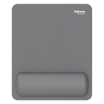Mousepad Breyta - con poggiapolsi - con microban - grigio - Fellowes