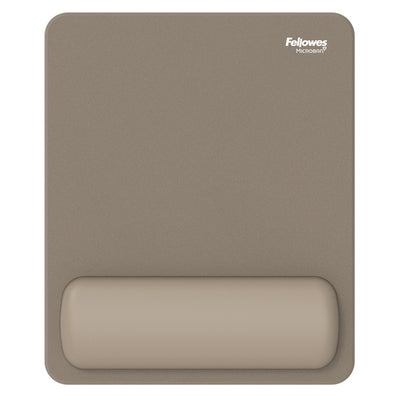 Mousepad Breyta - con poggiapolsi - con microban - sabbia - Fellowes