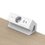 Power desk Type F - bianco - Fellowes