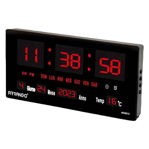Orologio digitale - LED - 45,7 x 3,5 x 21,1 cm