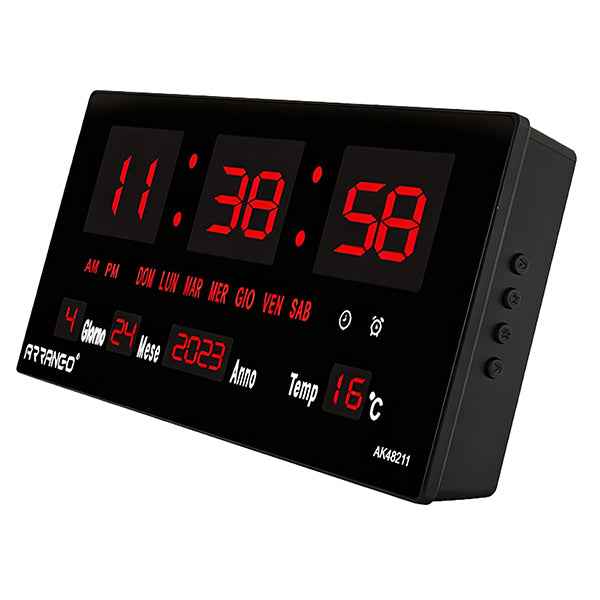 Orologio digitale - LED - 45,7 x 3,5 x 21,1 cm