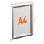 Cornice a scatto Outdoor - in alluminio - A4 - Durable