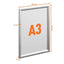 Cornice a scatto Outdoor - in alluminio - A3 - Durable