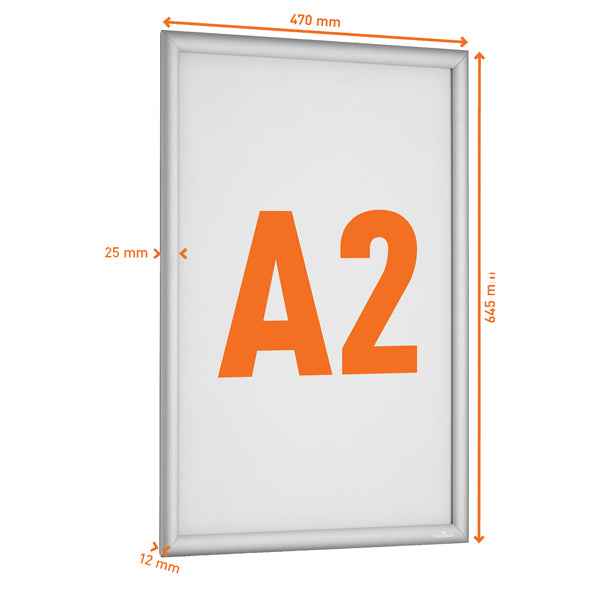 Cornice a scatto Outdoor - in alluminio - A2 - Durable