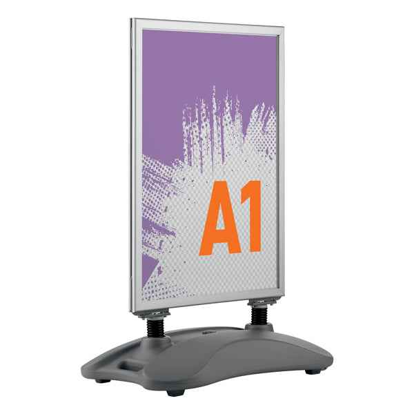 Cavalletto Heavy Base Outdoor - bifacciale - A1 - Durable