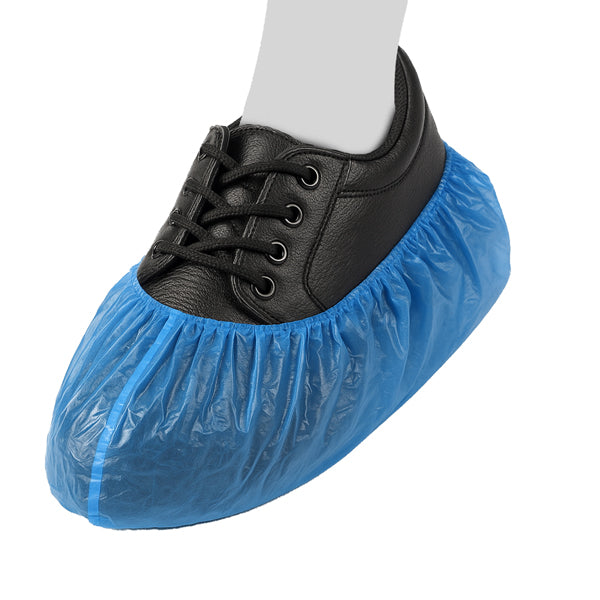 Sovrascarpe monouso - taglia unica - CPE - blu - Reflexx - conf. 100 pezzi