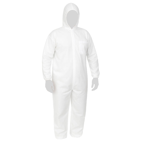 Tuta protettiva monouso Cover 40 - taglia XL - PLP - bianco - Reflexx