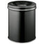 Cestino gettacarte SAFE - tondo - autoestinguente - nero - 15 L - Durable