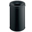 Cestino gettacarte SAFE - tondo - autoestinguente - nero - 60 L - Durable