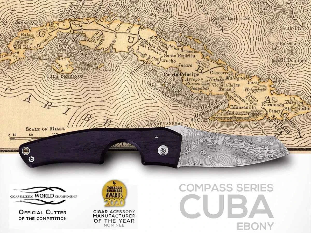 Les Fines Lames TAGLIASIGARI LE PETIT COMPASS-CUBA EBONY