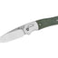 Coltello EDC QSP Vault Micarta 14C28N satin/stonewash verde QS157-B1