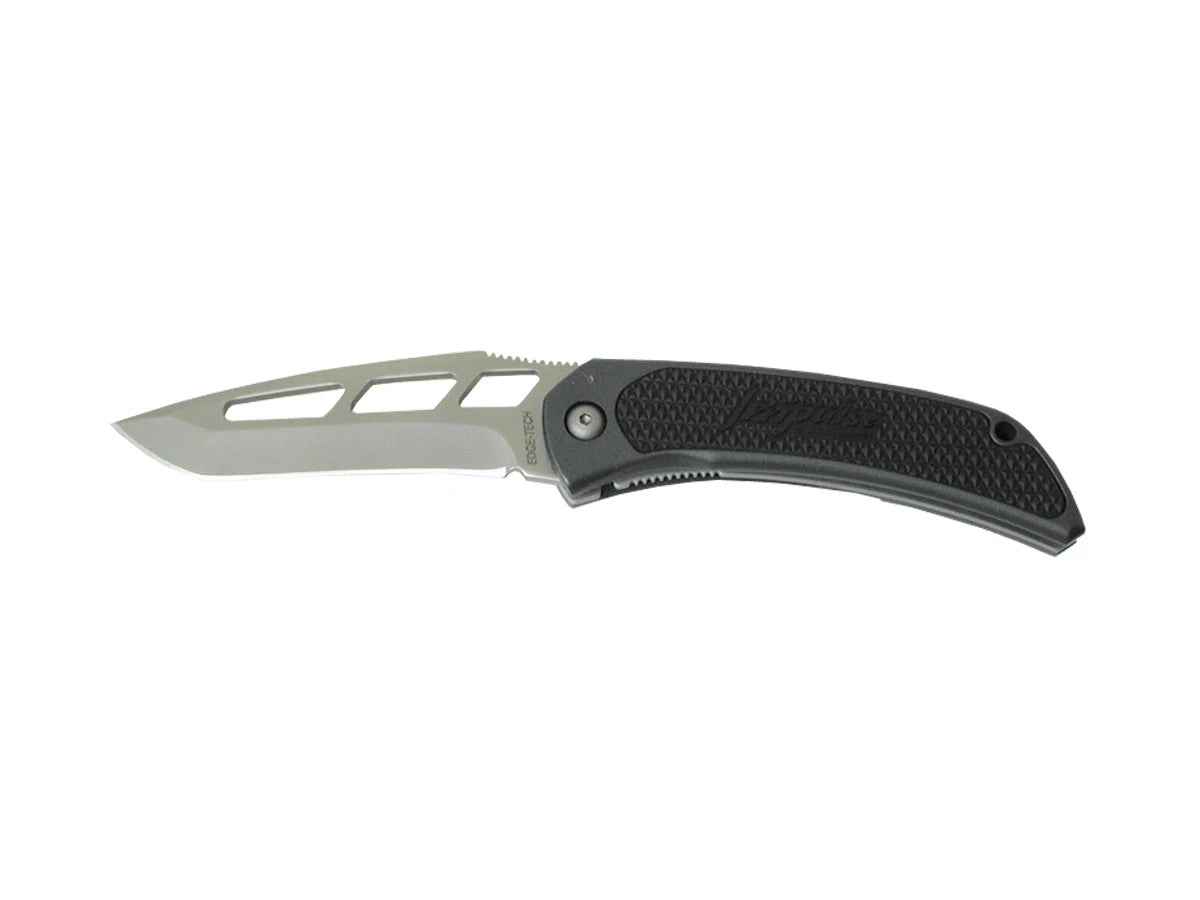 Outdoor Edge Impulse Small Satin Plain Sandvik 12C27 manico alluminio Kraton lama 7,6 cm 17,5 cm Liner Lock Darrel Ralph Taiwan