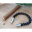 Les Fines Lames BRACCIALE PUNCH STAINLESS STEEL ONYX - S