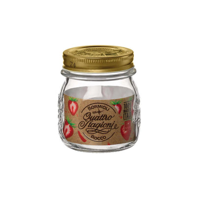 Bormioli Rocco Quattro Stagioni Vaso Vetro per Conserve 250 ML senza Capsula (6 PZ)