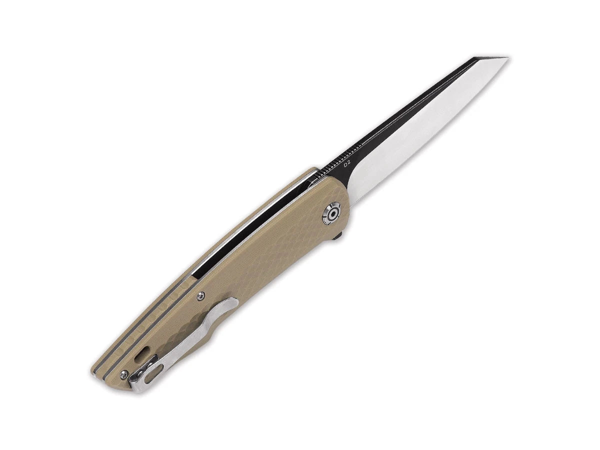 QSP Phoenix G-10 QS108-A Gray – flipper ball bearing ambidestro e clip
