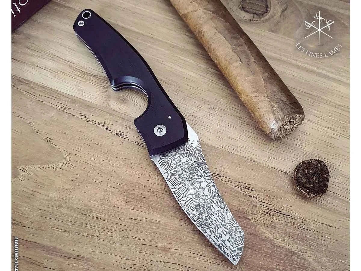Les Fines Lames TAGLIASIGARI LE PETIT COMPASS-CUBA EBONY