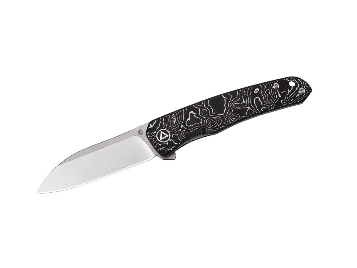 Coltello EDC QSP Otter S35VN satin manico CF alluminio QS140-A1