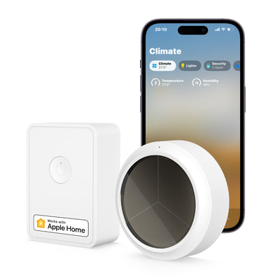 Meross KIT Sensore Temperatura&Umidità Smart  RF + Hub Wi-Fi - Apple HomeKit