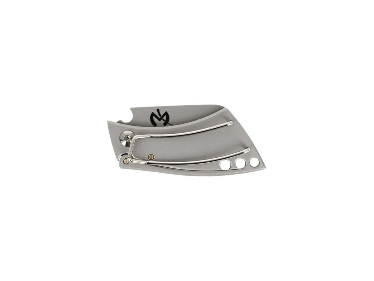 Max Knives TORPEN MSepia MKH01S silver, dettaglio lama N690