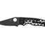 Spyderco EDGERATI BLACK ALUMINIUM BLACK BLADE PLAIN C266BKALBKP