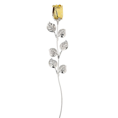Bagutta Rosa Silver Plated Dorata con Astuccio Regalo 30 cm