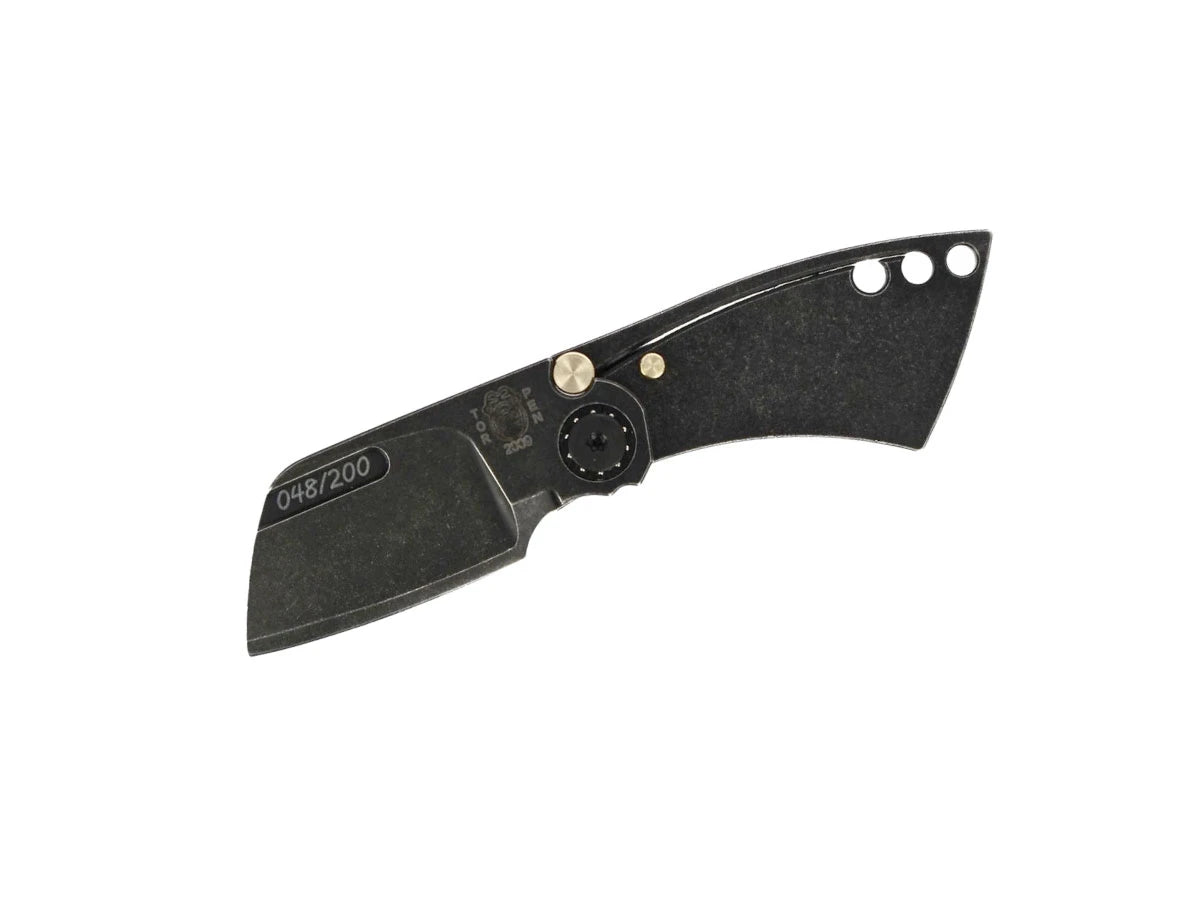 Max Knives TORPEN MSepia lama N690 nero MKH01B, edizione limitata 200 pezzi