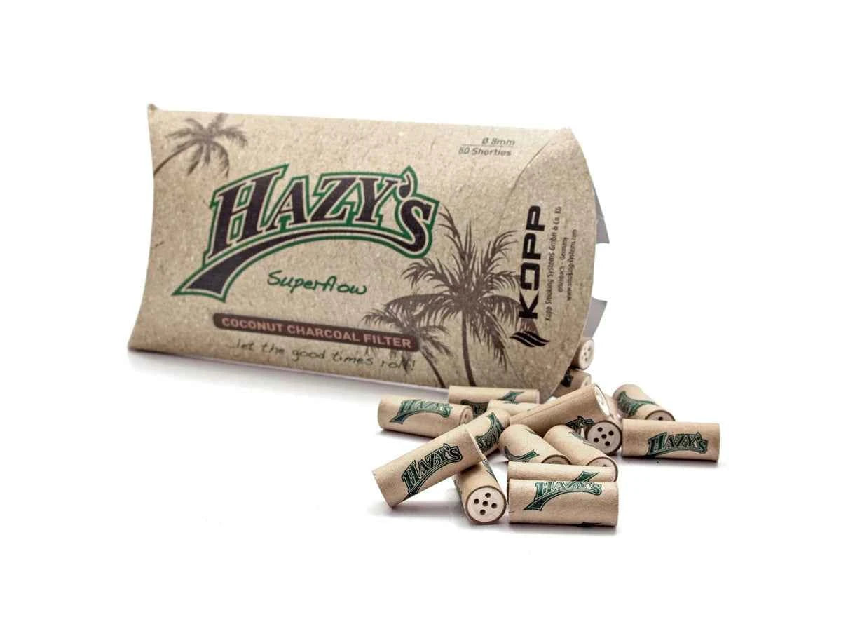 Hazy's FILTRO x PIPA CARBONE ATTIVO 8 mm 50 pz (30104)