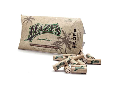 Hazy's FILTRO x PIPA CARBONE ATTIVO 8 mm 50 pz (30104)