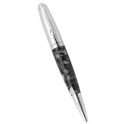 Bagutta Penna a Sfera Effetto Marmorizzato con Memoria USB 16 GB Grigio e Nero 14 cm