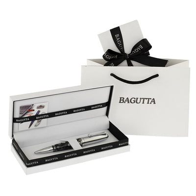 Bagutta Penna a Sfera Effetto Marmorizzato con Memoria USB 16 GB Rossa 14 cm