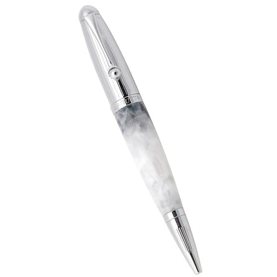 Bagutta Penna a Sfera Effetto Marmorizzato con Memoria USB 16 GB Bianca 14 cm