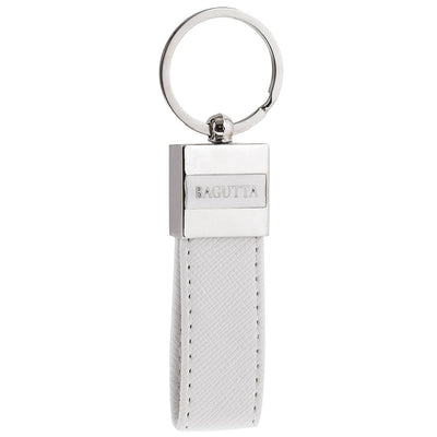 Bagutta Portachiavi in Pelle con Memoria USB 16 GB Bianco 10 cm