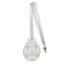 Bagutta Segnalibro Silver Plated con Nastro e Pendente Traforato Coccinella 4x20 cm