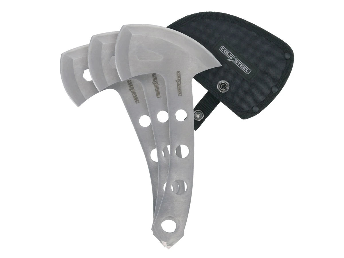 Cold Steel THROWING AXES 9" W/SHEATH 3pz TH-50AX3PK