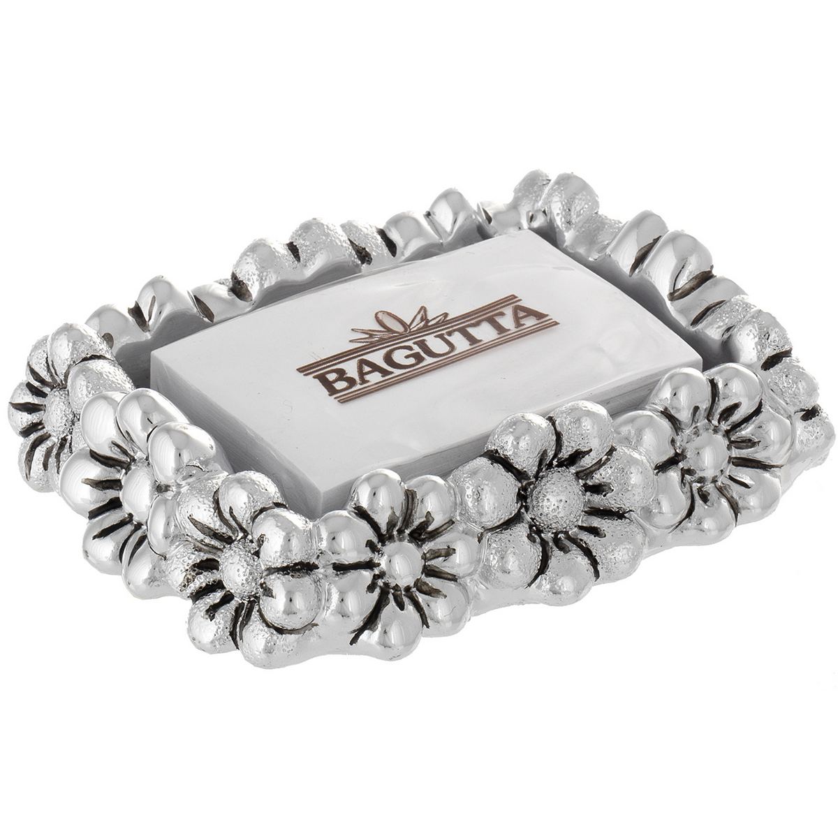 Bagutta Memostick Portamemo da Scrivania Cornice Floreale 7x5 cm