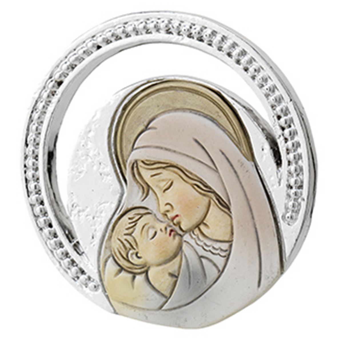 Bagutta Icona Sacra Rotonda Madonna con Bambino