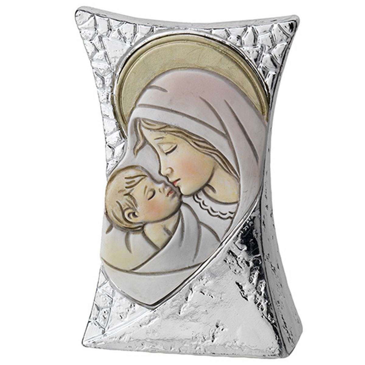 Bagutta Icona Sacra Rettangolare Madonna con Bambino Formato Grande
