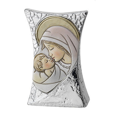 Bagutta Icona Sacra Rettangolare Madonna con Bambino Formato Piccolo
