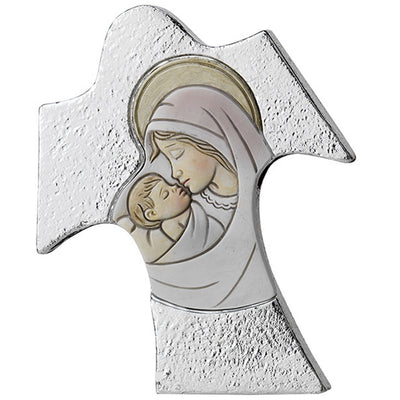 Bagutta Croce Sacra Stilizzata Madonna con Bambino Formato Grande
