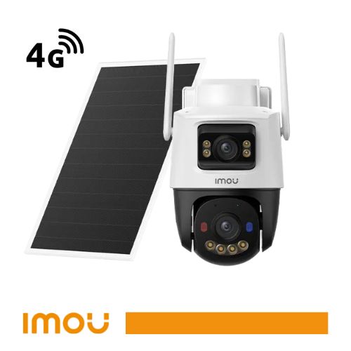 Imou Telecamera AOV Doppia Ottica 5MP+5MP a batteria Wi-Fi + 4G