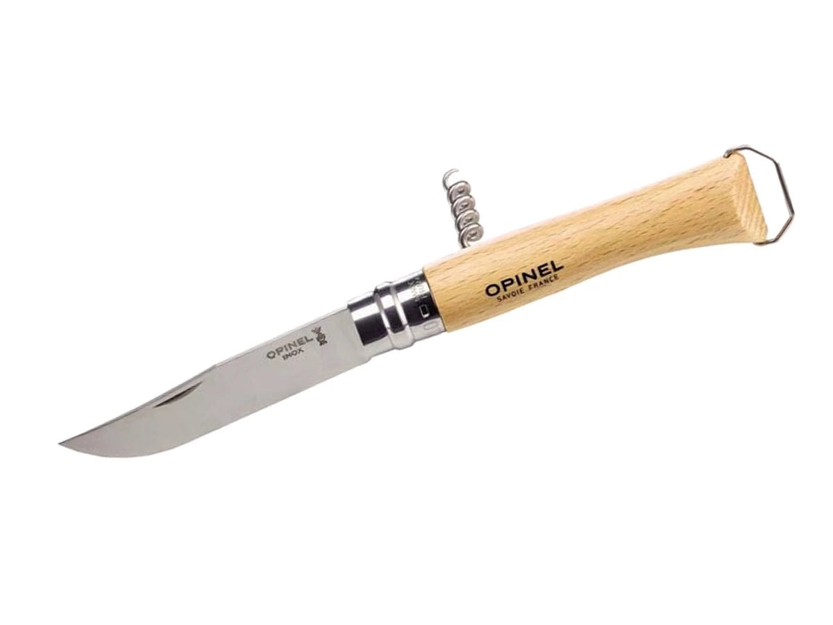 Opinel CAVATAPPI / APRIBOTTIGLIE N°10 INOX C/FODERO C/BOX (002620)