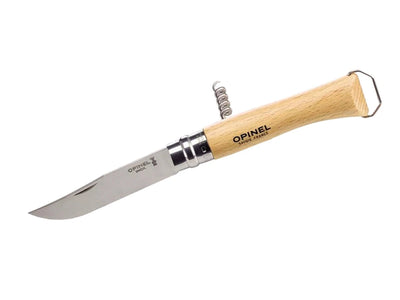 Opinel CAVATAPPI / APRIBOTTIGLIE N°10 INOX C/FODERO C/BOX (002620)