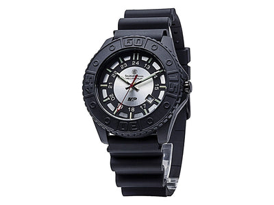 Smith & Wesson Watch Tritium Mil-Pol grigio – dettaglio lancette e indici tritio