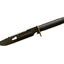 Survival Black Blade 20 cm lama stainless nera dorso sega chiavi apribottiglie manico bussola fodero camo