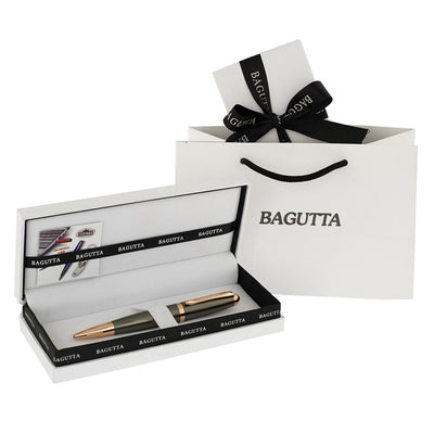Bagutta Penna a Sfera Corpo Testurizzato con Memoria USB 16 GB Cromata